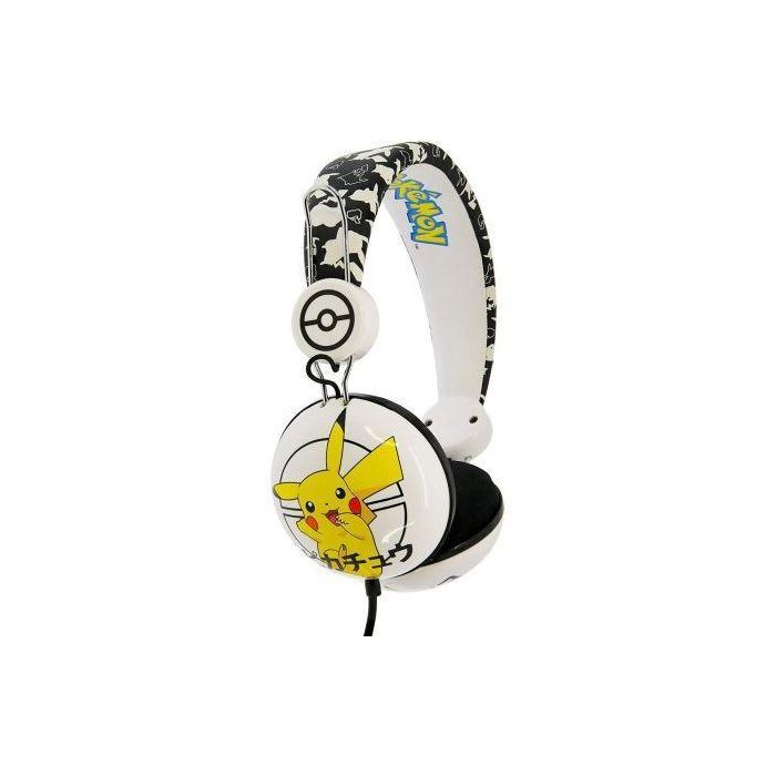 Auriculares Infantiles OTL Pokémon Pikachu Japanese/ Jack 3.5/ Negros y Blancos 1 Auriculares Infantiles OTL Pokémon Pikachu Japanese/ Jack 3.5/ Negros y Blancos 1