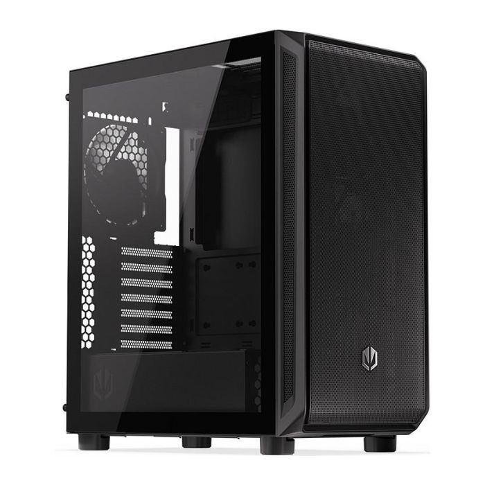 Endorfy Torre Midi EY2A010 Negra Vidrio Templado para Gaming 1