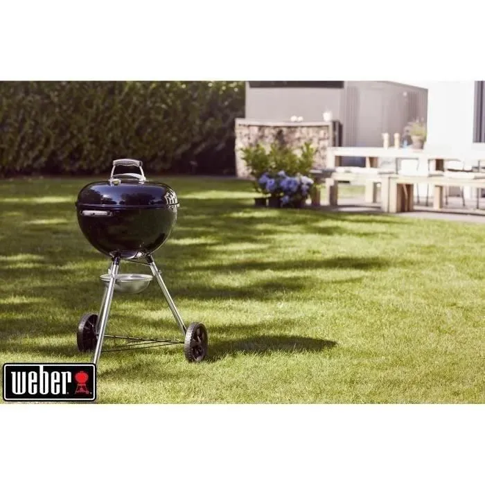 Weber Barbacoa de Carbón Original Kettle E-4710 - Acero Cromado - Ø 47 cm - Termómetro Integrado 1