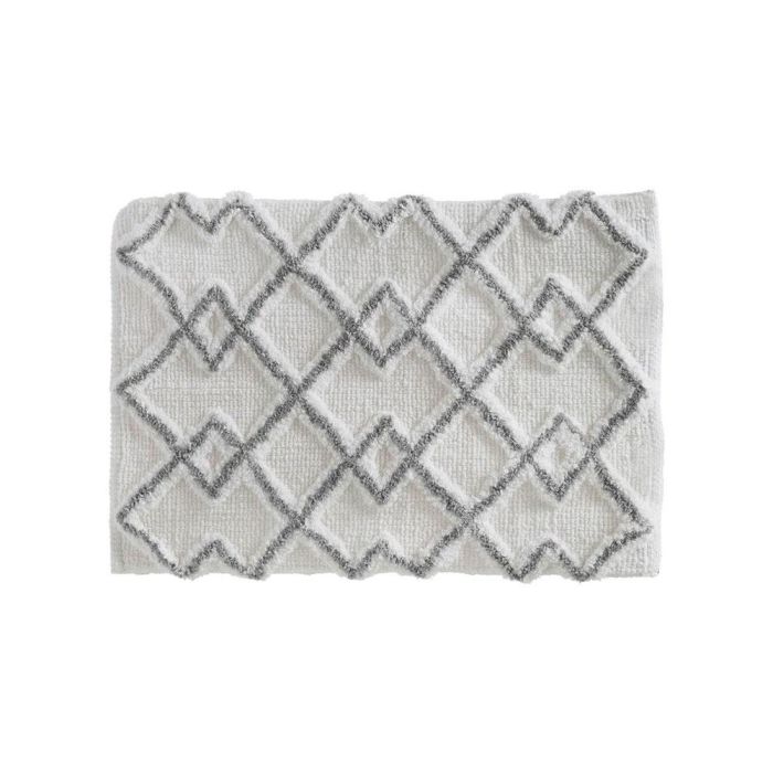 5Five Alfombra de baño étnica gris 50 x 75 cm
