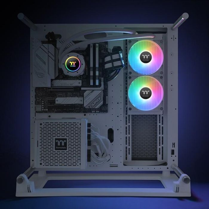 Thermaltake TH240 V2 ARGB Sync Refrigeración Líquida CPU 24cm Blanco Snow Edition Iluminación LED 6