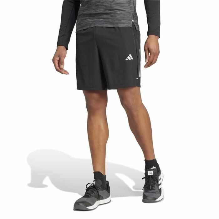 Pantalones Cortos Deportivos para Hombre Adidas Gym+ 3 Bandas Woven Negro 4 Pantalones Cortos Deportivos para Hombre Adidas Gym+ 3 Bandas Woven Negro 4
