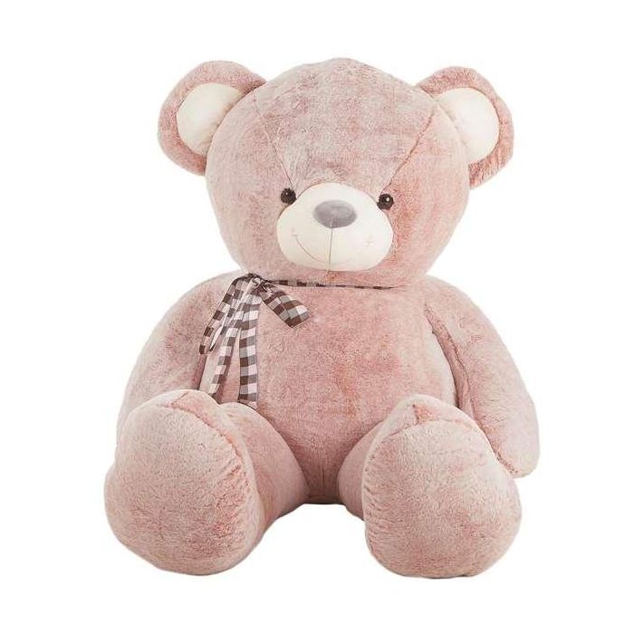 Peluche oso suavi 2 colores gris y rosa 145 cm