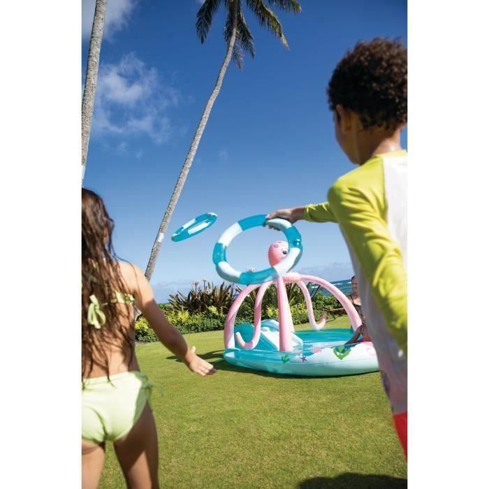 Piscina hinchable centro de juegos pulpo. (capacidad 229litros) (+2 años) 2,34x1,83x1,50 cm 1