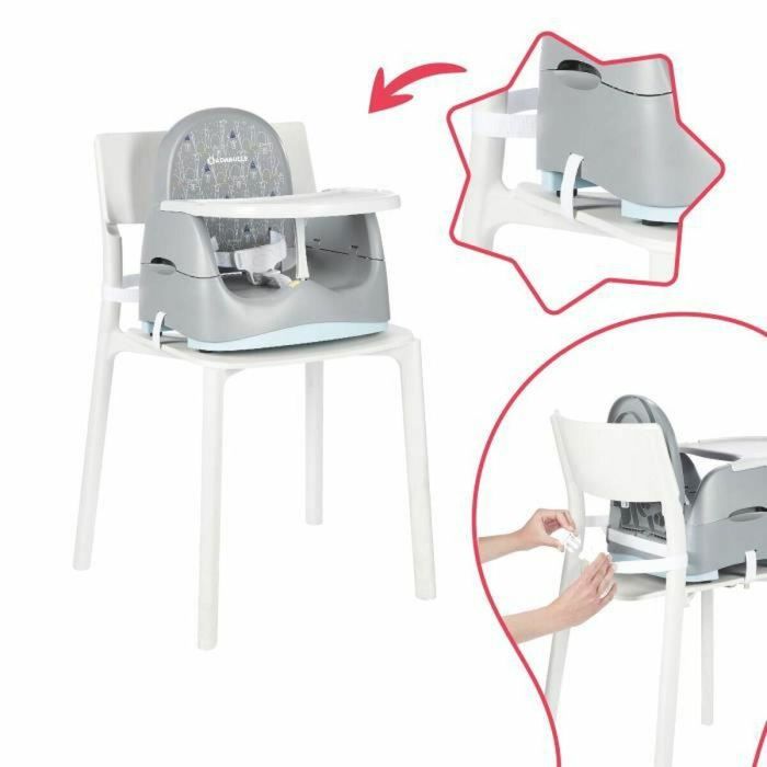 Trona Badabulle Sitzerhöhung 15 kg Blanco/Gris 4 Trona Badabulle Sitzerhöhung 15 kg Blanco/Gris 4