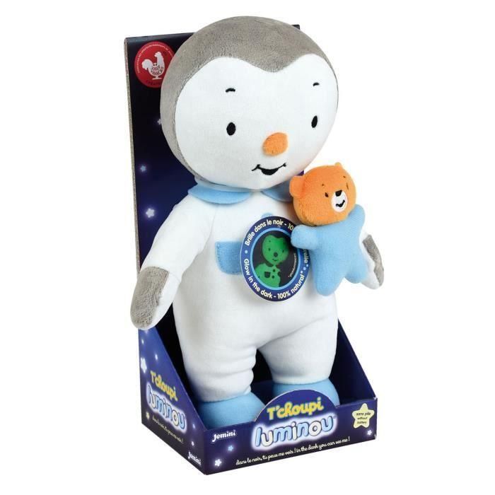 Jemini Peluche T'choupi Luminou 25 cm de Poliéster, Apto para Niños y Niñas desde el Nacimiento, Lavable a 30° 4