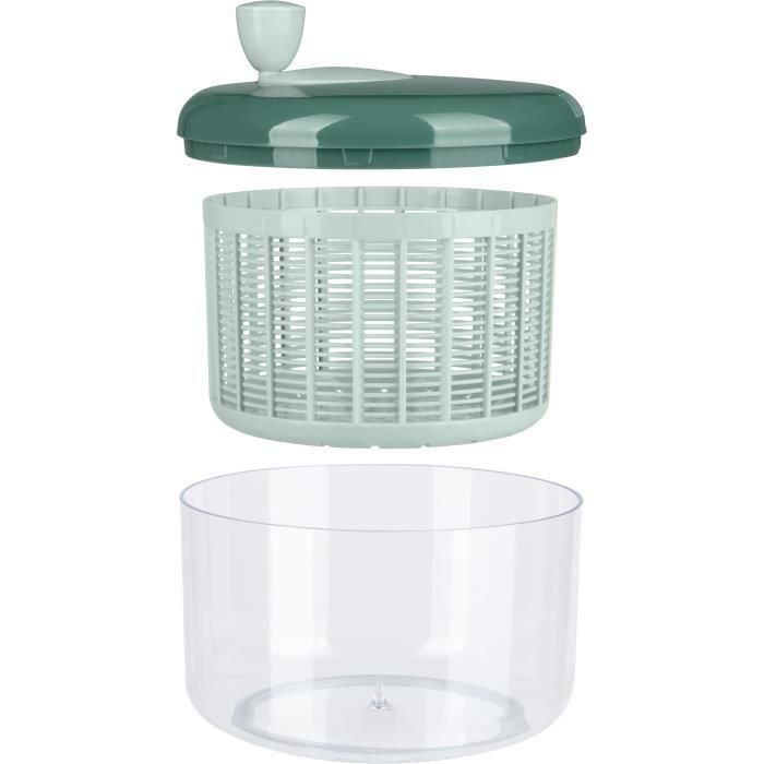 Centrifugadora de ensaladas - LIVOO - MEN433 - 3,5 L - Centrifugadora manual - Tapa con escurridor - Apto para lavavajillas 1 Centrifugadora de ensaladas - LIVOO - MEN433 - 3,5 L - Centrifugadora manual - Tapa con escurridor - Apto para lavavajillas 1