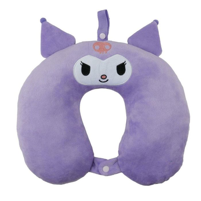 Almohada de Viaje Hello Kitty Morado 9 x 33 x 31 cm