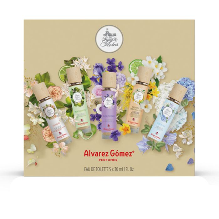 Set de Perfume Mujer Alvarez Gomez AGUA FRESCA FLORES 5 Piezas