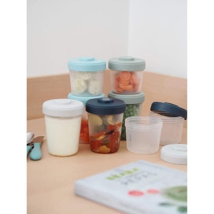 BEABA Pack Eucalipto 1a comida (2x90ml + 4x150ml + 6x250ml + 2 cacitos 1a edad) 5 BEABA Pack Eucalipto 1a comida (2x90ml + 4x150ml + 6x250ml + 2 cacitos 1a edad) 5