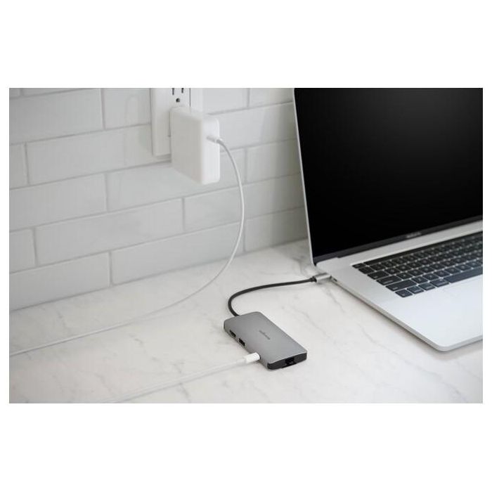 Hub USB Kensington K33820WW Negro Plateado 10