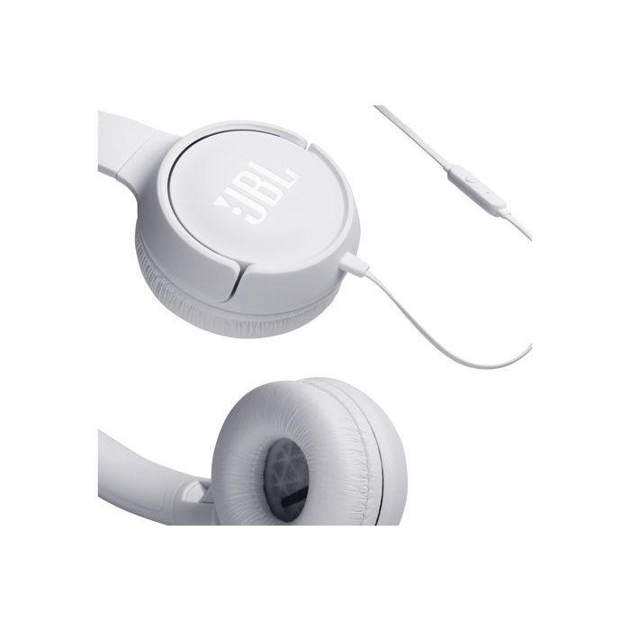 Auriculares JBL Tune 500/ con Micrófono/ Jack 3.5/ Blancos 6 Auriculares JBL Tune 500/ con Micrófono/ Jack 3.5/ Blancos 6