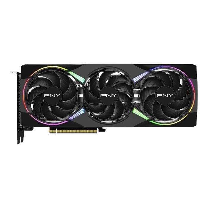 PNY PNY0751492795621 Tarjeta Gráfica GeForce RTX 5060 Ti 8GB, ARGB, Overclocked, Triple Fan, DLSS 4 3