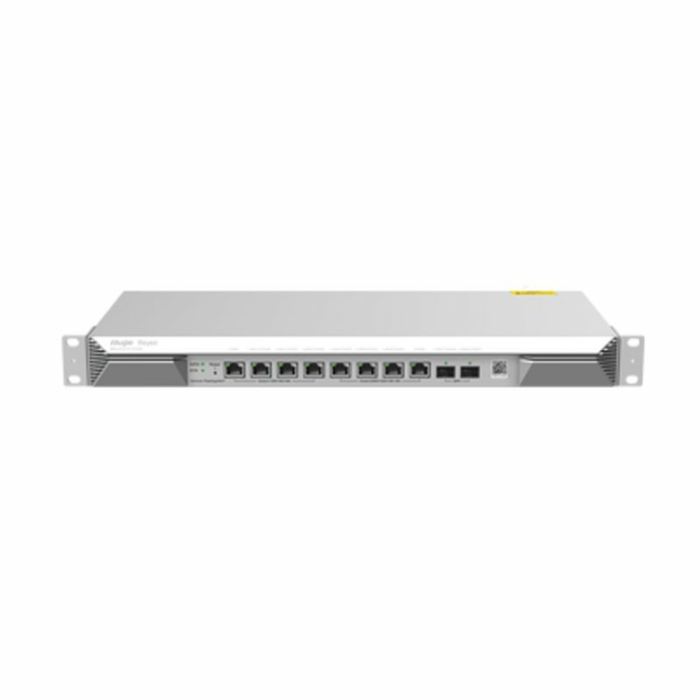 Ruijie Networks RG-EG1510XS Router 2.5 Gigabit Ethernet, Gigabit Ethernet, 4 Gbit/s, 1800MHz, 1U Plata