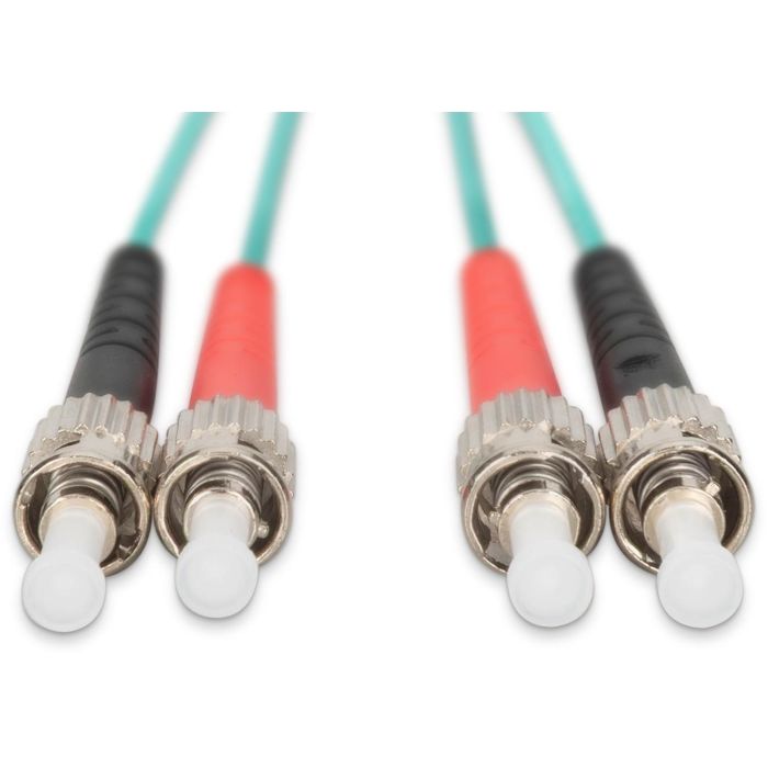 DIGITUS LWL Patchkabel ST -> ST 1.00m Multimode Duplex OM3 1 DIGITUS LWL Patchkabel ST -> ST 1.00m Multimode Duplex OM3 1