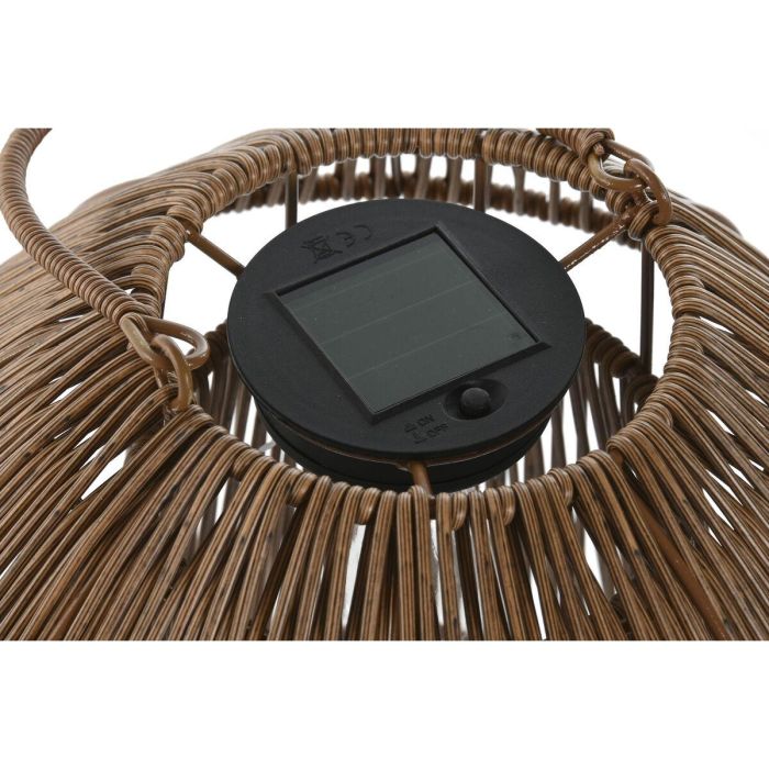 Lampara Solar Terraza Y Jardin DKD Home Decor Marron Blanco 31 x 30 x 31 cm (2 Unidades) 3 Lampara Solar Terraza Y Jardin DKD Home Decor Marron Blanco 31 x 30 x 31 cm (2 Unidades) 3