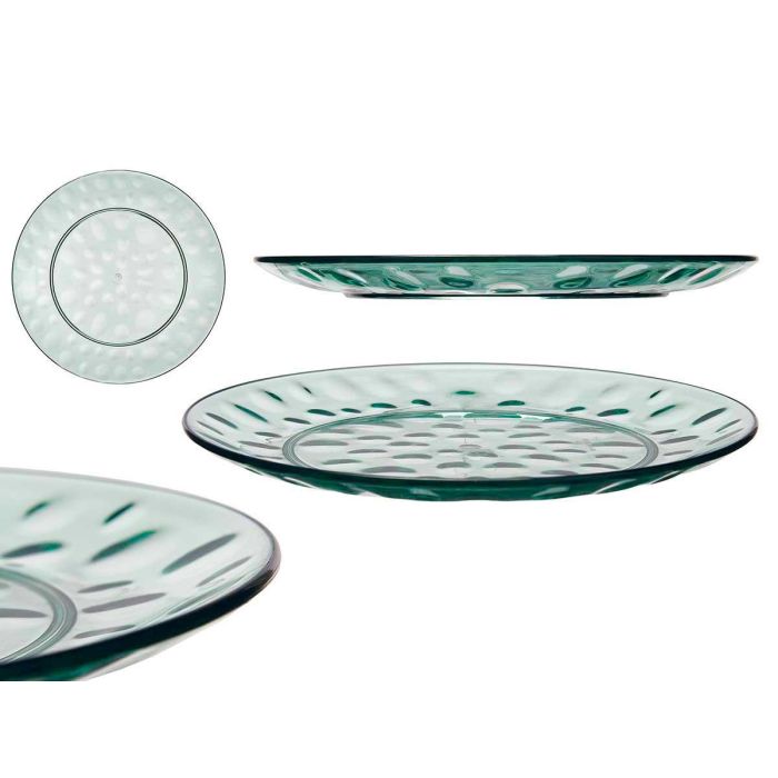 Plato Postre Plastico Puntos 21,5Cm Verde Leknes (24 Unidades) Plato Postre Plastico Puntos 21,5Cm Verde Leknes (24 Unidades)