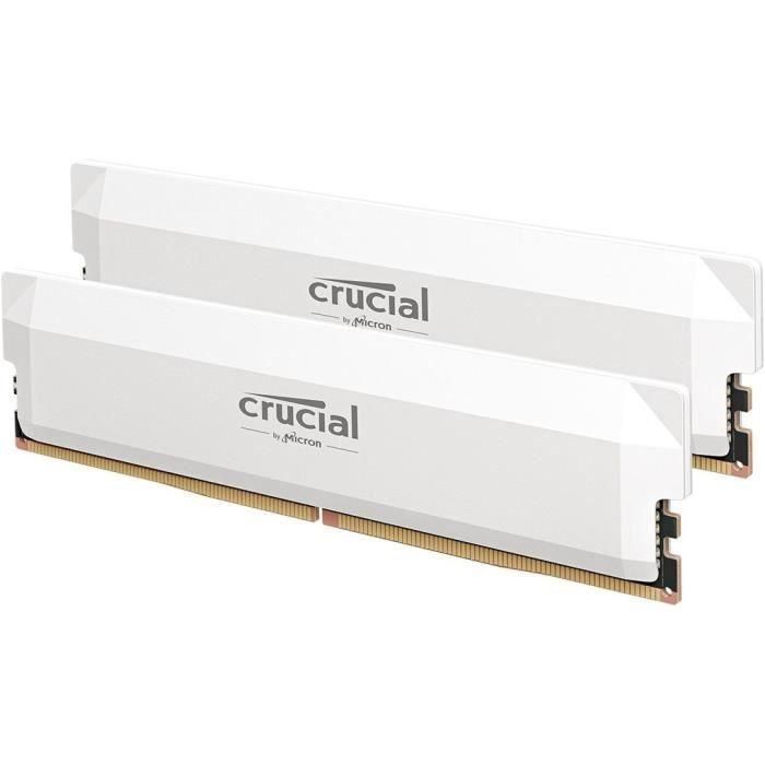 Crucial CRU0649528945778 Memoria RAM DDR5 PRO Kit 64 GB (2x32 GB) 6400 MT/s CL40 UDIMM Blanco 1 Crucial CRU0649528945778 Memoria RAM DDR5 PRO Kit 64 GB (2x32 GB) 6400 MT/s CL40 UDIMM Blanco 1