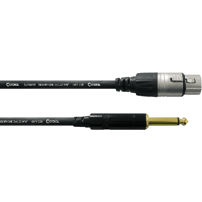 Cable De Audio Xlr/ Jack Mono Hembra De 10 M 2 Cable De Audio Xlr/ Jack Mono Hembra De 10 M 2