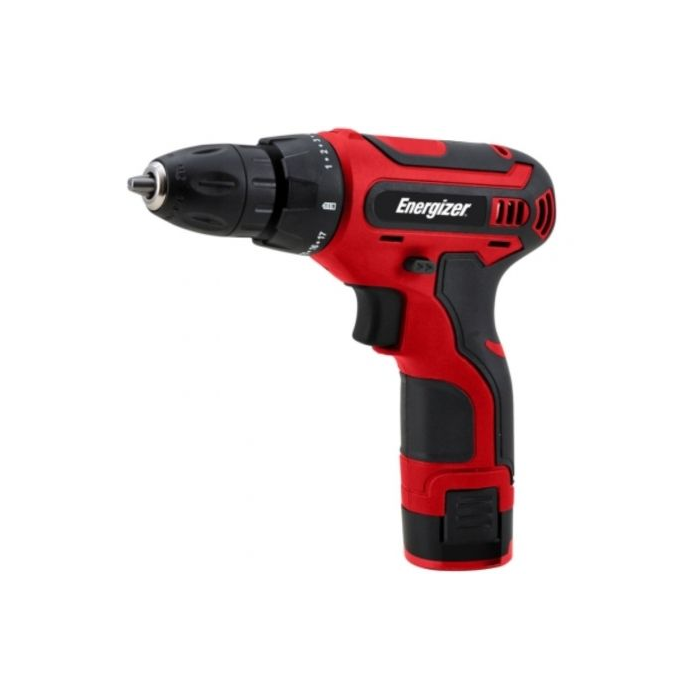 Energizer 3DR08 Taladro Atornillador Sin Cable 12V Li-Ion con Cargador USB-C, 700 rpm, 25 Nm, Mandril 10mm, Ligero