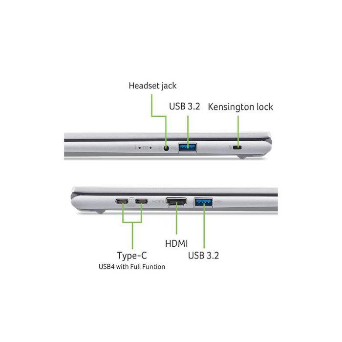 Portatil Acer Aspire Go 15 (Nx.Jrreb.00Z) 15,6" Fhd Led Lcd, Ci7-150U, 16Gb, 1Tb, W11H 7