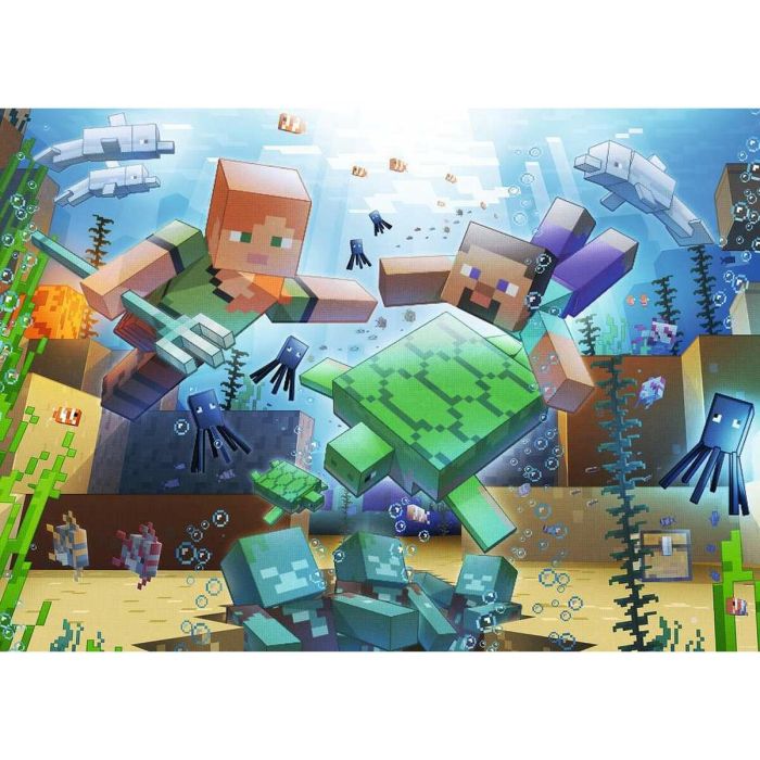 Ravensburger Puzzle 1000 piezas Minecraft +14 años 2 Ravensburger Puzzle 1000 piezas Minecraft +14 años 2