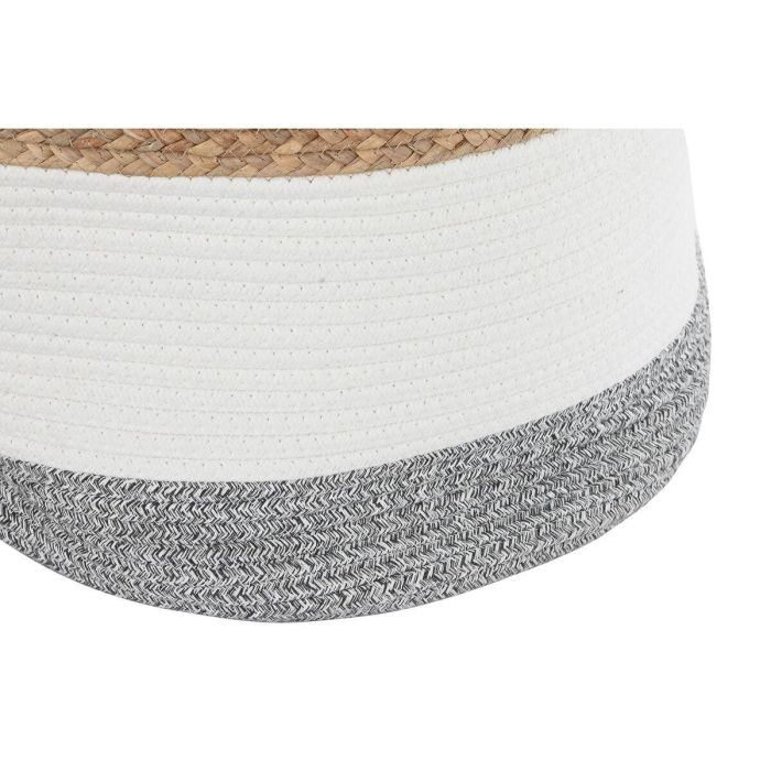 Cesta Basicos DKD Home Decor Blanco Natural 36 x 52 x 36 cm 2 Cesta Basicos DKD Home Decor Blanco Natural 36 x 52 x 36 cm 2