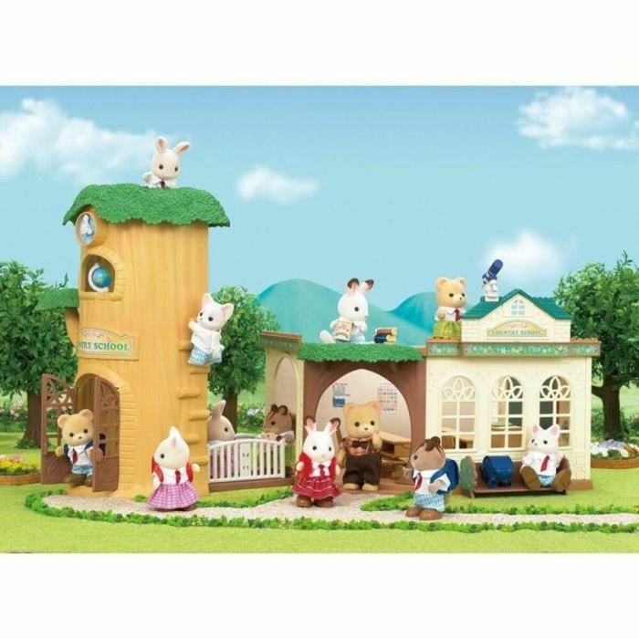 Sylvanian Families 5105 Escuela del Bosque, Completo Set de Juego con 35 Piezas, 6 Estudiantes y 1 Maestro, para Niños y Niñas +3 Años 1 Sylvanian Families 5105 Escuela del Bosque, Completo Set de Juego con 35 Piezas, 6 Estudiantes y 1 Maestro, para Niños y Niñas +3 Años 1