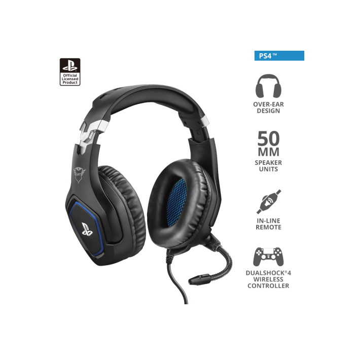 Trust Gxt 488 Forze Ps4 Auriculares Diadema Negro 11