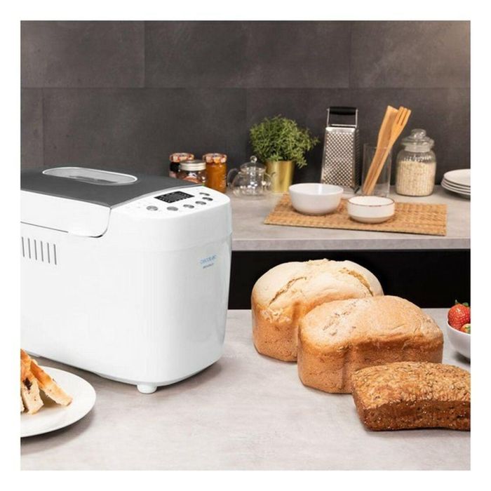 Panificadora Cecotec Bread&Co 1500 PerfectCook 850 W 1,5 Kg Blanco 6 Panificadora Cecotec Bread&Co 1500 PerfectCook 850 W 1,5 Kg Blanco 6
