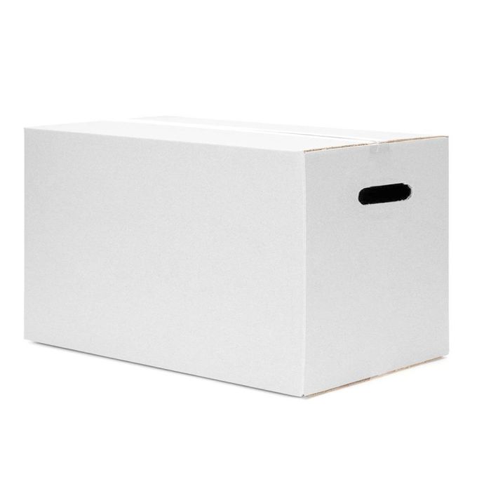 Caja Para Embalar Q-Connect Americana Ultrarresistente Conasas Carton Canal Doble 7 mm Color Blanco 450x280x375 mm 15 unidades 1