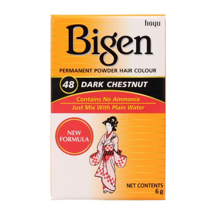 Bigen Coloración Baño de Color Dark Chestnut 6 Gr