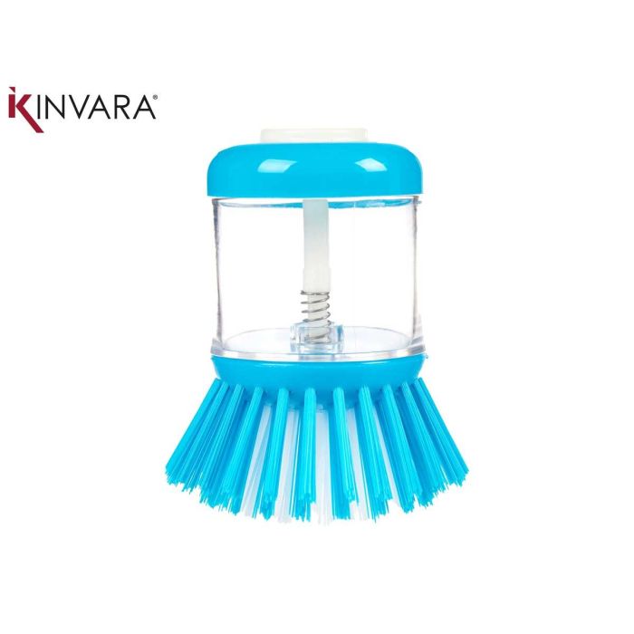 Cepillo Soporte Dosificador Jabón Kinvara 7x9.5x7 cm, Azul/Verde, Plástico (36 Unidades) 1 Cepillo Soporte Dosificador Jabón Kinvara 7x9.5x7 cm, Azul/Verde, Plástico (36 Unidades) 1
