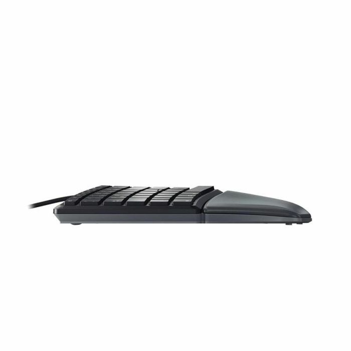 Cherry KC 4500 ERGO Teclado Ergonómico USB Español con Reposamanos Viscoelástico, Pies Ajustables y Teclas Multimedia 2