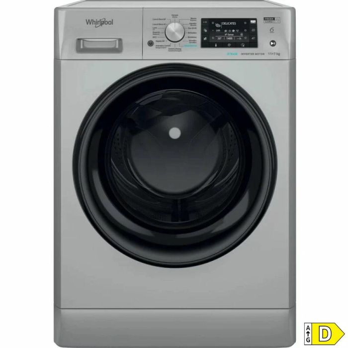 Lavadora - Secadora Whirlpool Corporation FFWDD 1174269 SBV SPT Plateado 1400 rpm 7 kg 3 Lavadora - Secadora Whirlpool Corporation FFWDD 1174269 SBV SPT Plateado 1400 rpm 7 kg 3