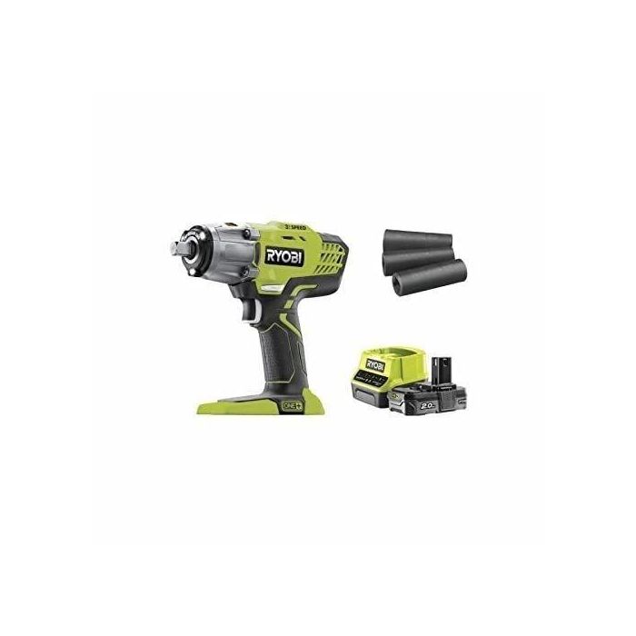 RYOBI Destornillador de 18 voltios 1 x 2.0 Ah + 3 enchufes 4 RYOBI Destornillador de 18 voltios 1 x 2.0 Ah + 3 enchufes 4