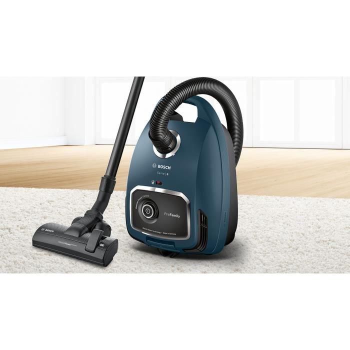 BOSCH BGL6FAM1 - aspirador con bolsa - azul - variador de potencia con mango - cepillo multiusos integrado - accesorio recibido 3