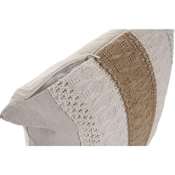Cojin Boho DKD Home Decor Natural Crudo 45 x 45 cm (2 Unidades) 3 Cojin Boho DKD Home Decor Natural Crudo 45 x 45 cm (2 Unidades) 3