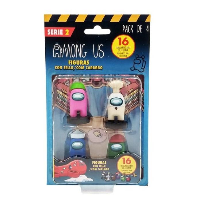 Figuras Among Us S2 Caja Pack 1 Figuras Among Us S2 Caja Pack 1
