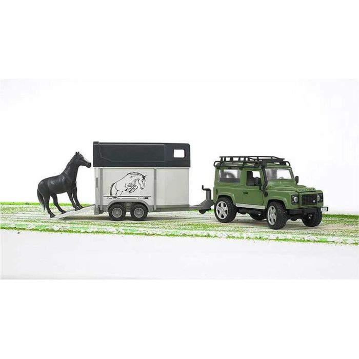 Land Rover Defender Sw Transporte Equino 02592 Bruder 1 Land Rover Defender Sw Transporte Equino 02592 Bruder 1