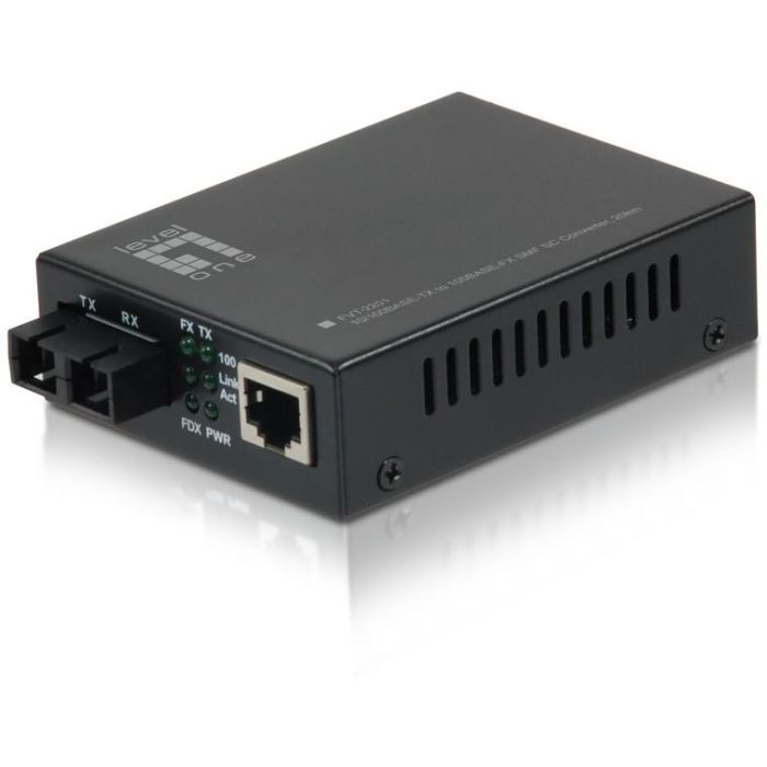 Konverter FVT-2201 Conversor de Medios 10/100TX a 100FX SC SMF 20km