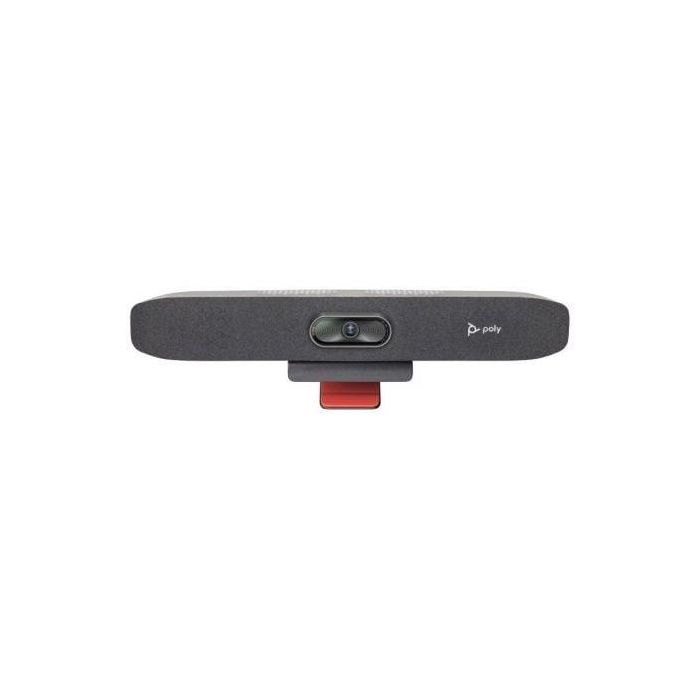 Poly Studio R30 Barra de Vídeo Personal 4K UHD, Certificada para Zoom y Microsoft Teams, Color Arena