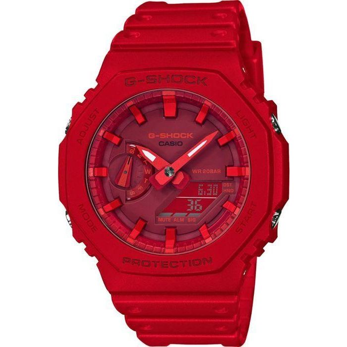 CASIO - G-SHOCK - Reloj - Resistente a golpes - Multifunción - Rojo CASIO - G-SHOCK - Reloj - Resistente a golpes - Multifunción - Rojo