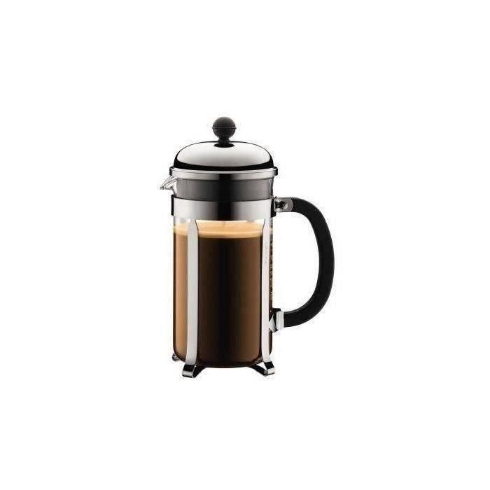 Bodum BOD0727015100043 Cafetera de pistón Chambord, 8 tazas, 1.0 L, acero inoxidable 4 Bodum BOD0727015100043 Cafetera de pistón Chambord, 8 tazas, 1.0 L, acero inoxidable 4