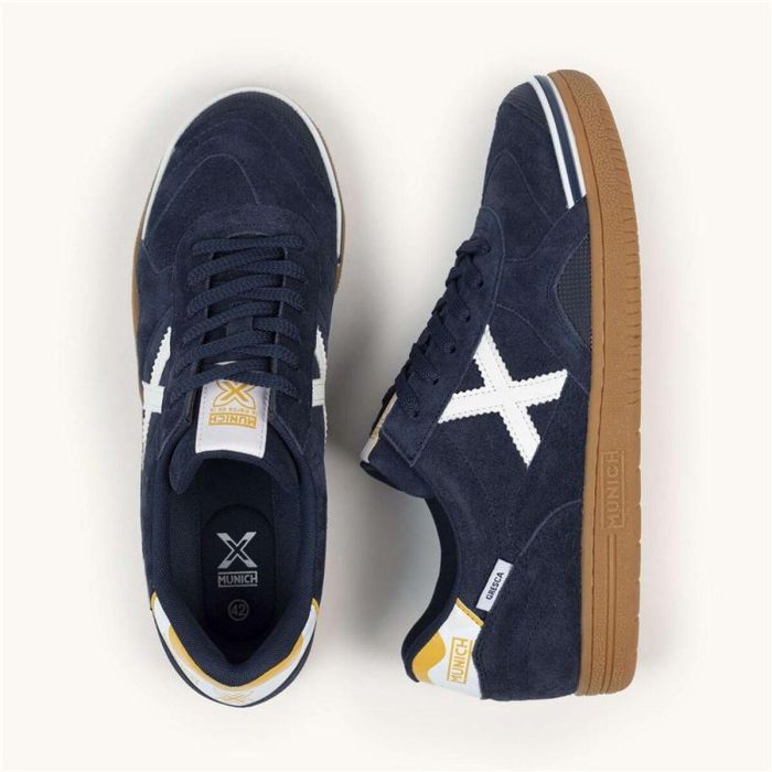 Zapatillas de Fútbol Sala para Adultos Munich Gresca 323 Azul oscuro XS 3 Zapatillas de Fútbol Sala para Adultos Munich Gresca 323 Azul oscuro XS 3