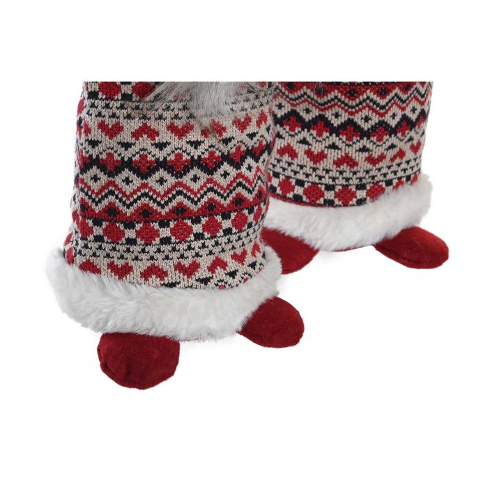DKD Home Decor Figura de Navidad Tradicional Roja de Poliéster, Adorno Decorativo, 12x56x14 cm (Set de 2 Unidades Surtidas) 2 DKD Home Decor Figura de Navidad Tradicional Roja de Poliéster, Adorno Decorativo, 12x56x14 cm (Set de 2 Unidades Surtidas) 2