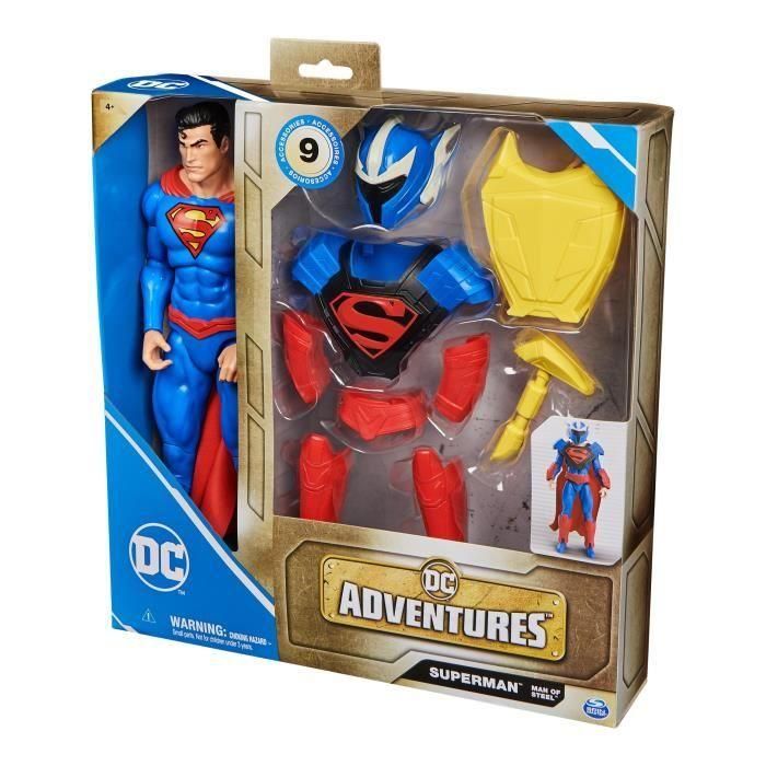 PACK FIGURA SUPERMAN 30 CM + ACCESORIOS DC Aventuras 5 PACK FIGURA SUPERMAN 30 CM + ACCESORIOS DC Aventuras 5