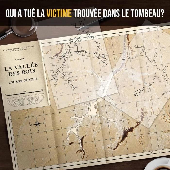 Archivos Criminales AUC1737182668403 Misterio en el Valle de los Reyes - Macabro Descubrimiento - Juego de Escape y Mesa 1