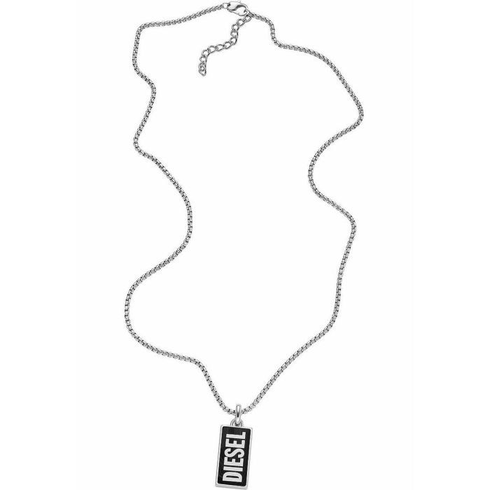 Colgante Hombre Diesel DX1515040 Plateado Negro 3 Colgante Hombre Diesel DX1515040 Plateado Negro 3