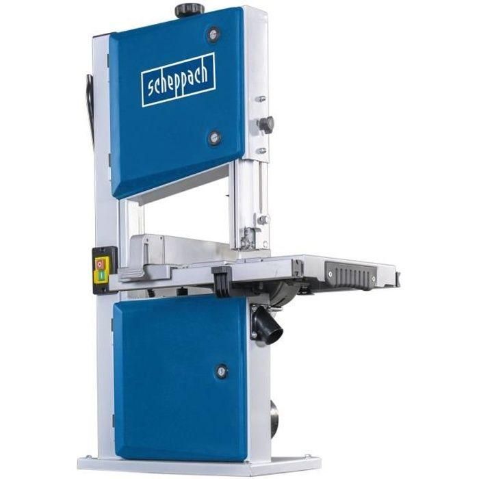 Sierra de cinta SCHEPPACH 500W con volantes de 250 mm, guía paralela, guía de ángulo y segunda hoja incluida - HBS261 Sierra de cinta SCHEPPACH 500W con volantes de 250 mm, guía paralela, guía de ángulo y segunda hoja incluida - HBS261